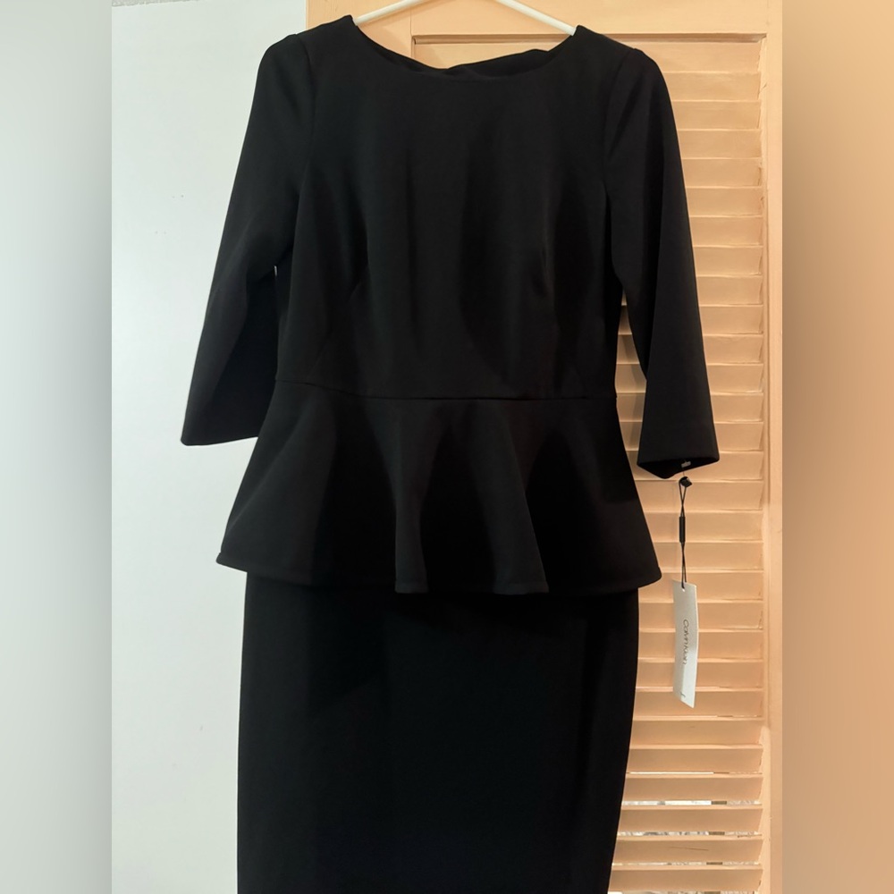 Calvin Klein (NWT) peplum dress